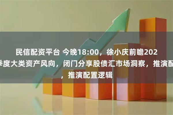 民信配资平台 今晚18:00，徐小庆前瞻2025年四季度大类资产风向，闭门分享股债汇市场洞察，推演配置逻辑
